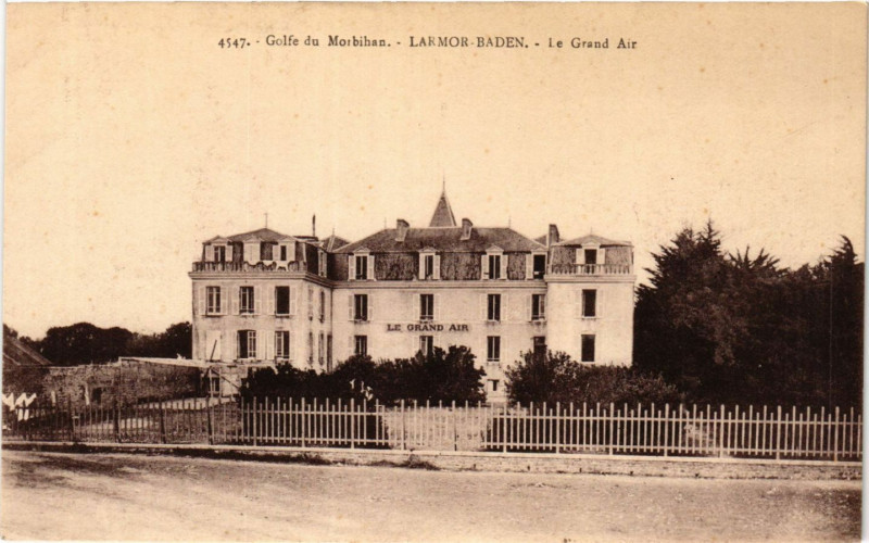 Carte postale ancienne Golfe du Morbihan - Larmor-Baden - Le Grand Air à Larmor-Baden