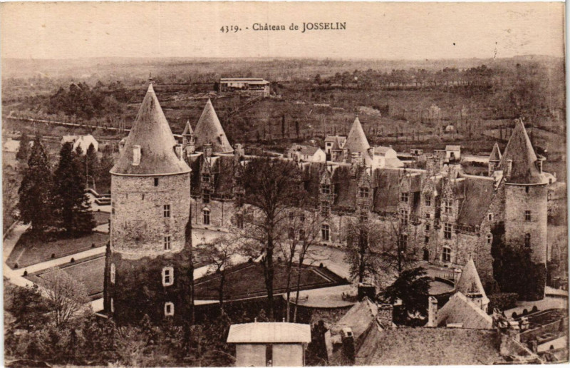 Carte postale ancienne Chateau de Josselin à Josselin