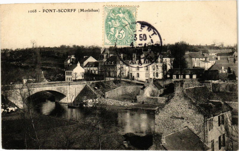 Carte postale ancienne Pont-Scorff à Pont-Scorff