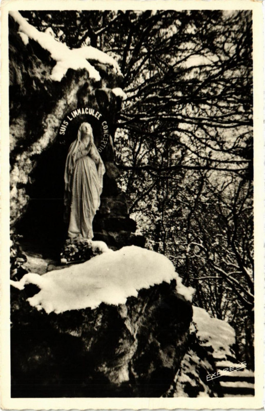 Carte postale ancienne Poulay - N.-D. de Lourdes