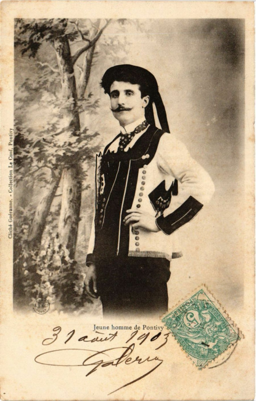 Carte postale ancienne Jeune homme de Pointry