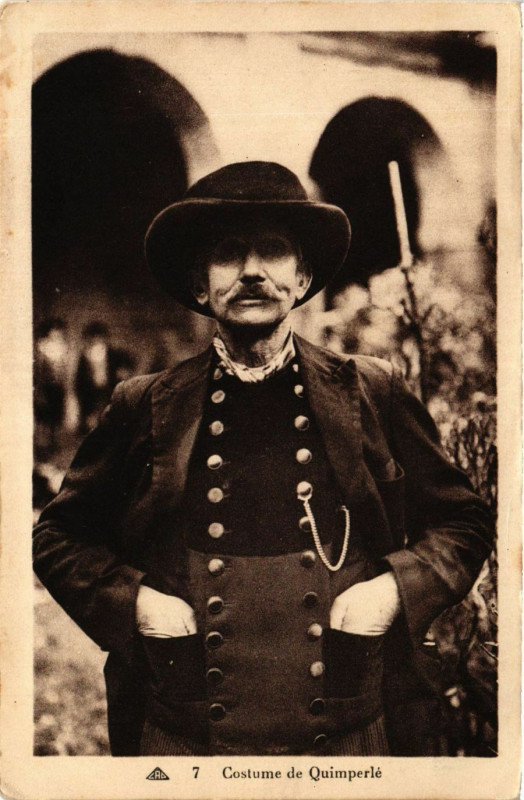 Carte postale ancienne Costume de Quimperle