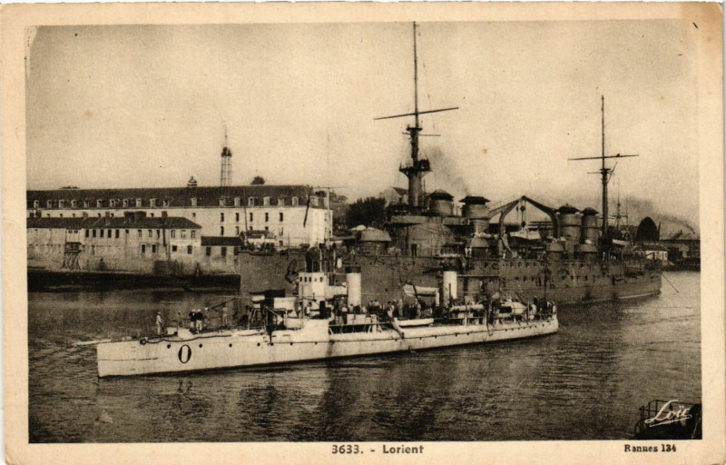 Carte postale ancienne Lorient à Lorient