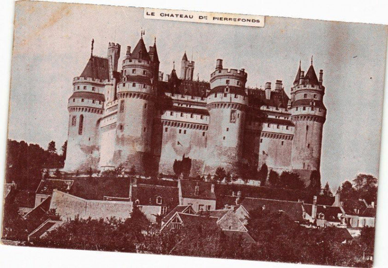 Carte postale ancienne Le Chateau de Pierrefonds