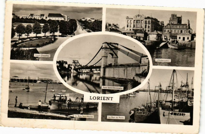 Carte postale ancienne Lorient à Lorient