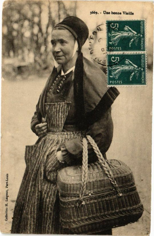 Carte postale ancienne Une bonne Vieille