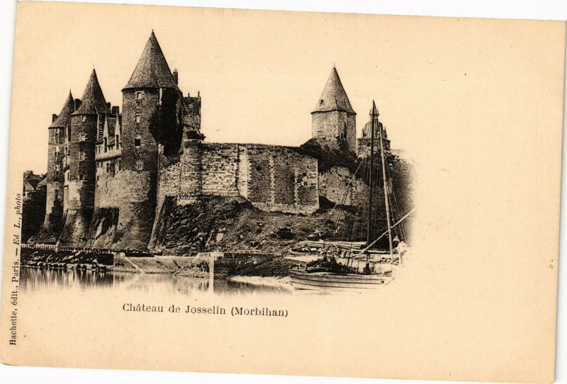 Carte postale ancienne Chateau de Josselin à Josselin