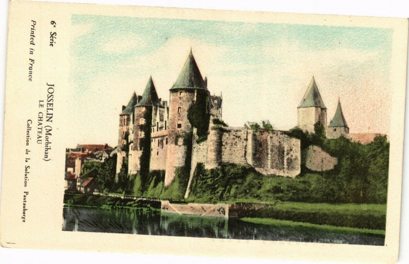 Carte postale ancienne Josselin - Le Chateau à Josselin