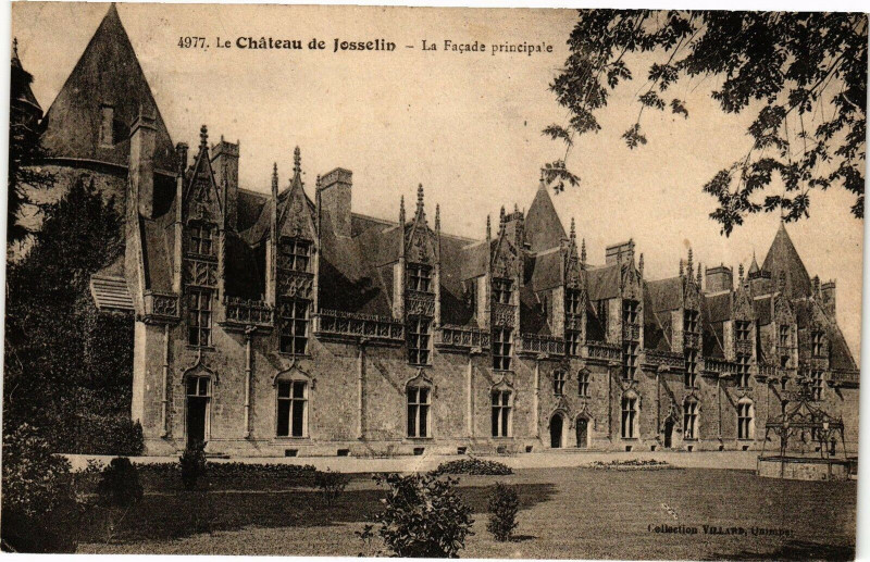 Carte postale ancienne Le Chateau de Jesselin - La Facade principale