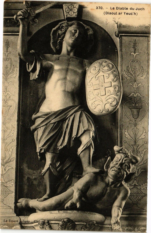 Carte postale ancienne Le Diable du Juch (Diaoul an Yeuc'h)