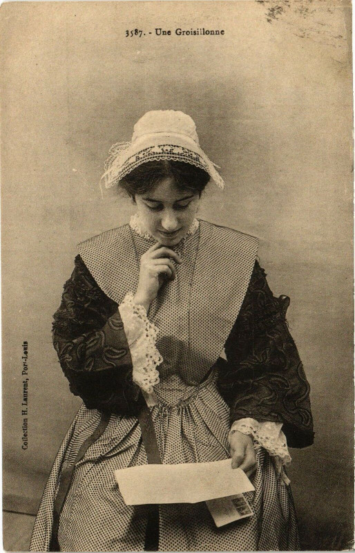 Carte postale ancienne Une Groisiilonne
