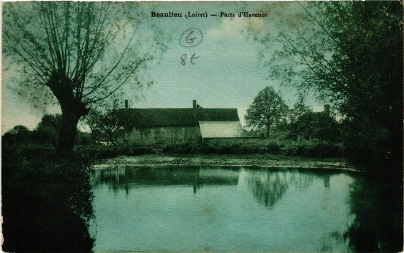 Carte postale ancienne Beaulieu - Puits d'Havenot
