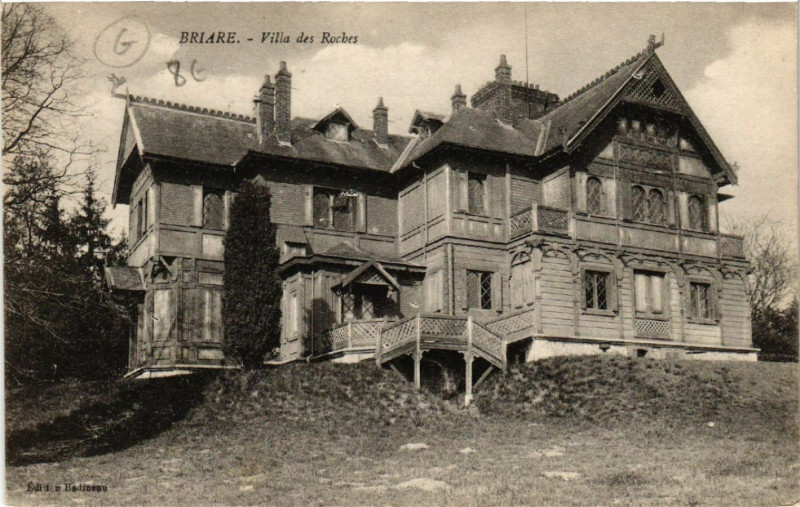 Carte postale ancienne Briare - Villa des Roches à Briare
