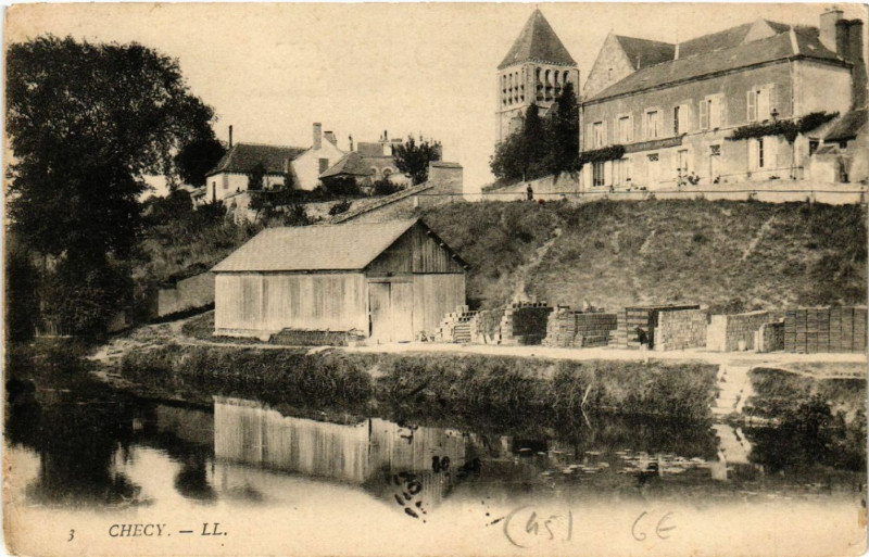 Carte postale ancienne Chechy - Scene