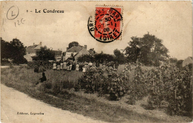 Carte postale ancienne Le Condreau - Scene