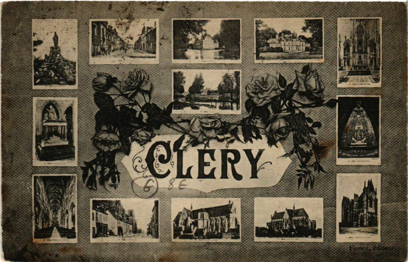 Carte postale ancienne Clery - Scenes