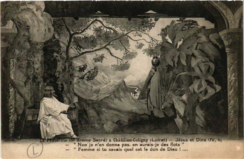 Carte postale ancienne Chatillon-Coligny - La Pentecote a Chatillon-Coligny à Châtillon-Coligny