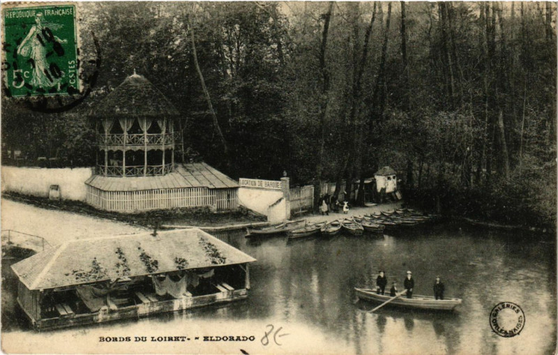 Carte postale ancienne Olivet - Bords du Loiret - Eldorado à Olivet