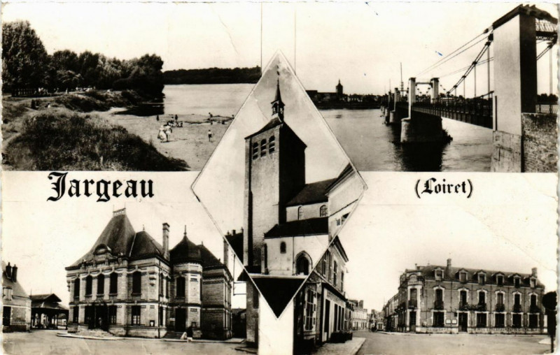 Carte postale ancienne Jargeau - Scenes à Jargeau
