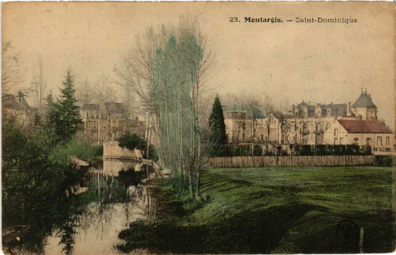 Carte postale ancienne Montargis - St-Dominique à Montargis