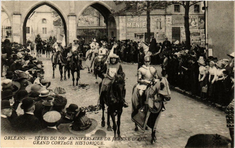 Carte postale ancienne Orleans Fetes de Jeanne d'Arc 1912 à Orléans