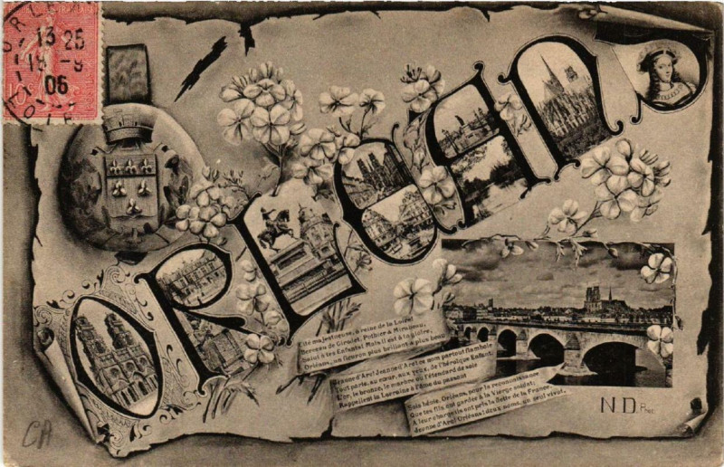 Carte postale ancienne Orleans à Orléans