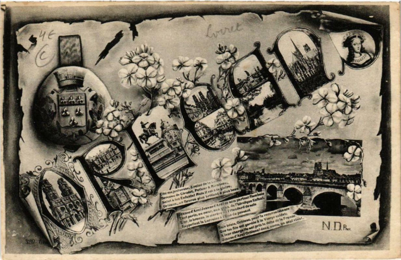 Carte postale ancienne Orleans à Orléans