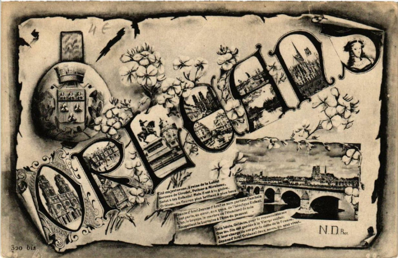Carte postale ancienne Orleans à Orléans