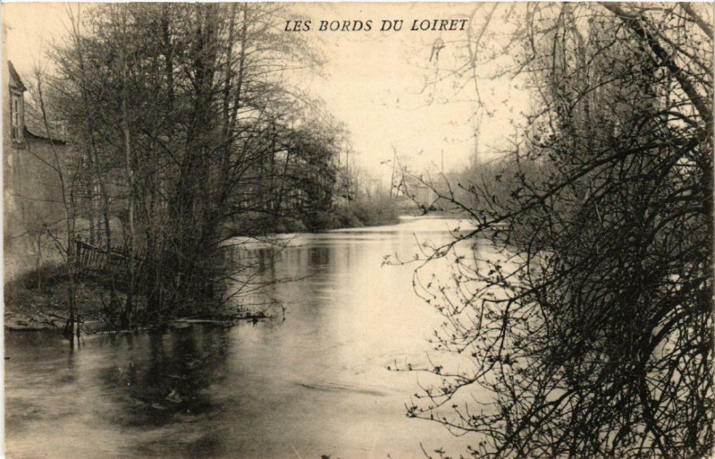 Carte postale ancienne Les Bords du Loiret