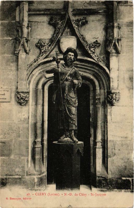 Carte postale ancienne Clery N.D. de Cléry Saint-Jacques