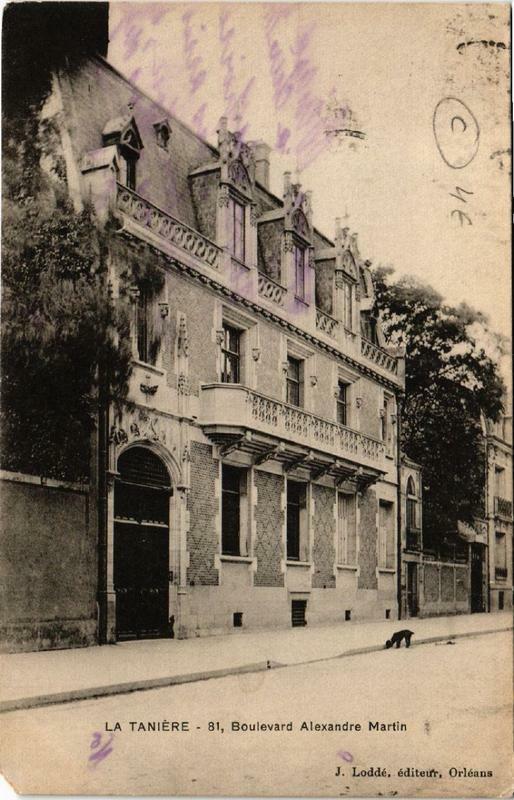 Carte postale ancienne La Taniere 81, Bd Alexandre Martin