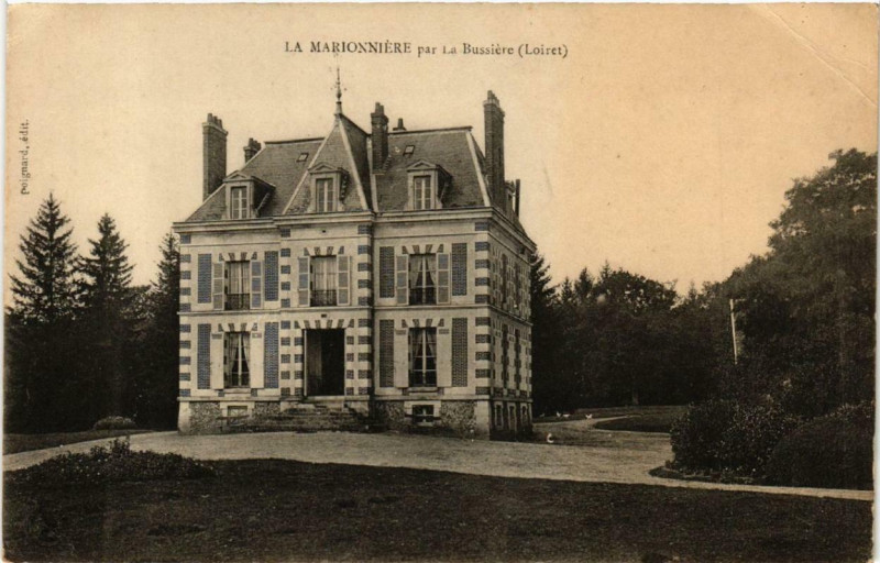 Carte postale ancienne La Maronniere par la Bussiere