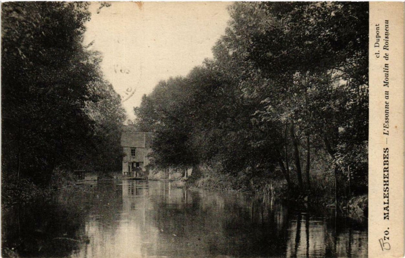 Carte postale ancienne Malesherbes L'Essonne au Matin de Roisnneau