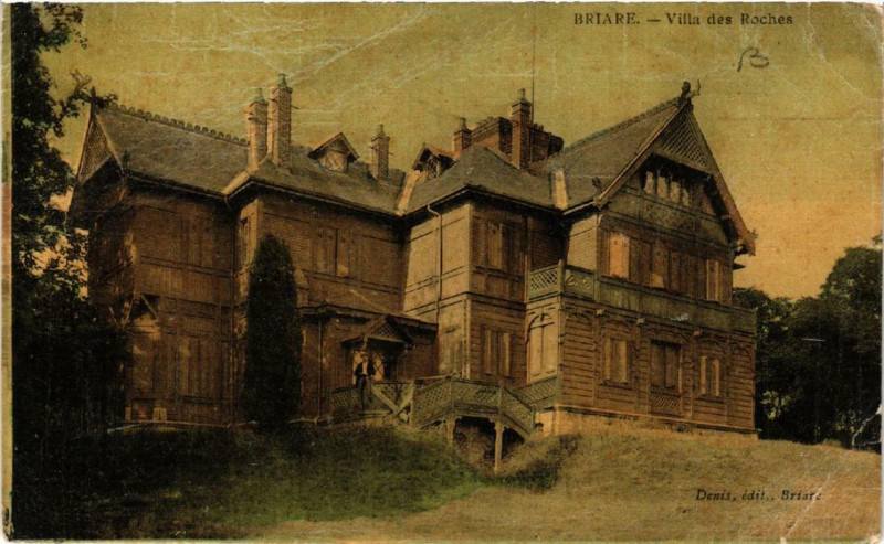 Carte postale ancienne Briare Villa des Roches à Briare