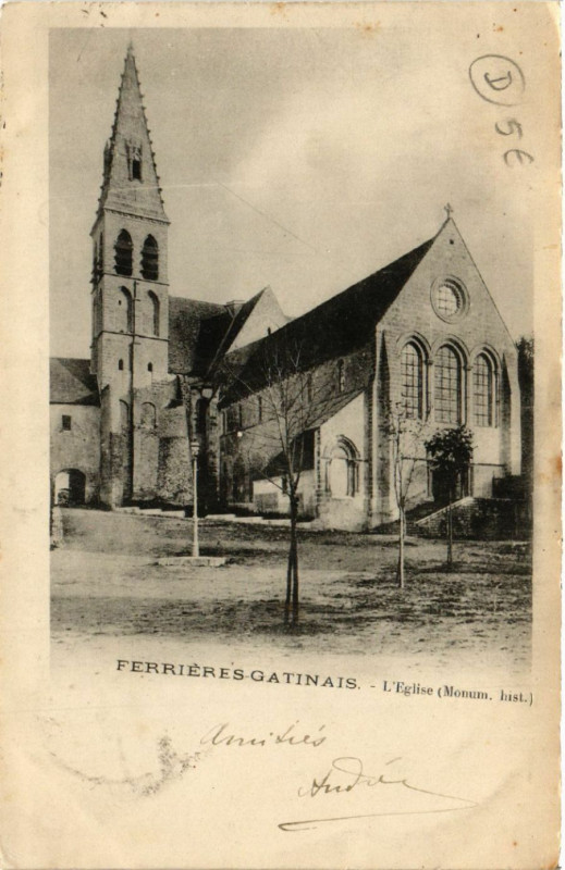 Carte postale ancienne Ferrieres-en-Gatinais - Ferrieres-Gatinais - Eglise à Ferrières-en-Gâtinais