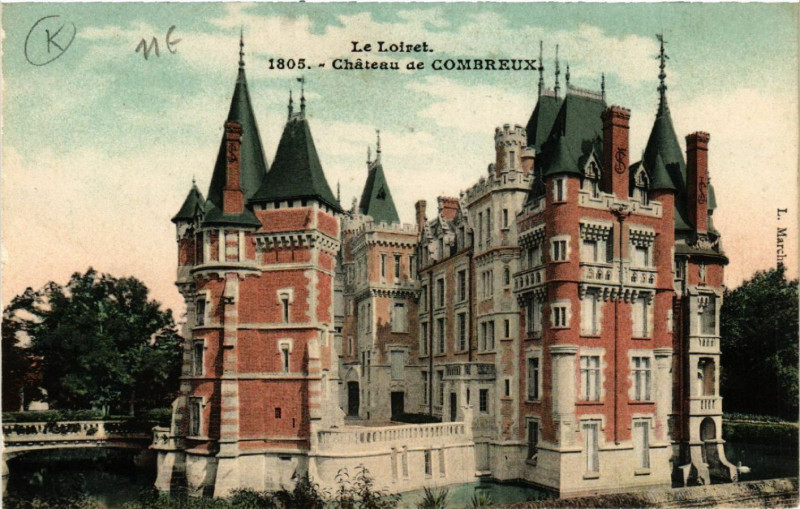 Carte postale ancienne Combreux - Chateau de Combreux à Combreux