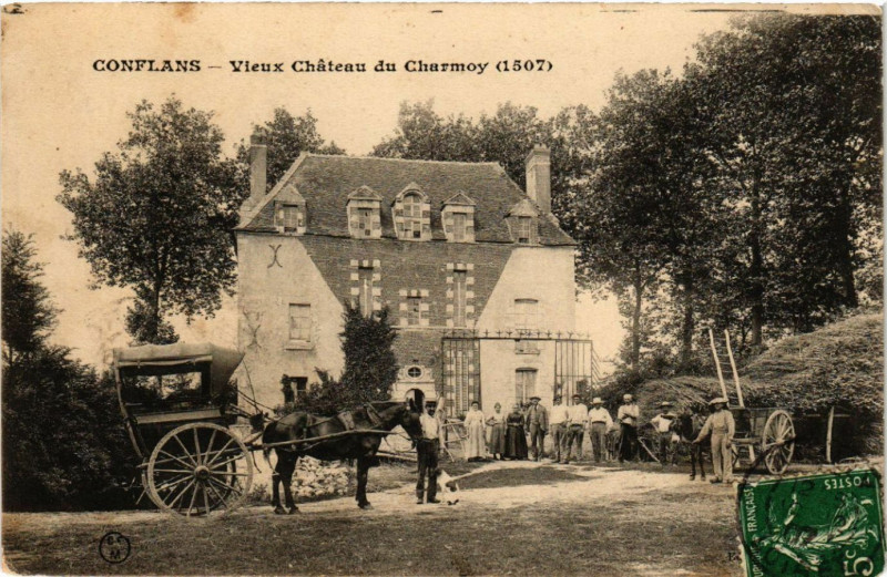 Carte postale ancienne Conflans - Vieux Chateau du Charmoy