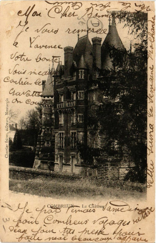 Carte postale ancienne Combreux - Le Chateau à Combreux