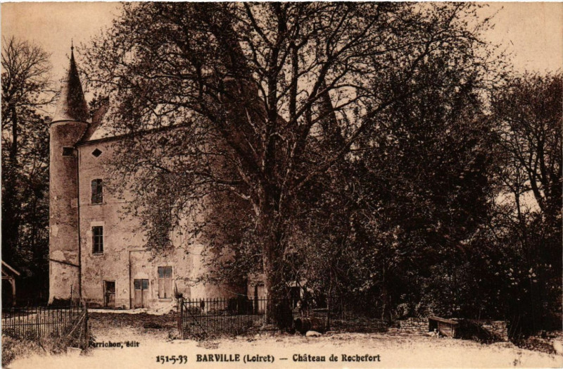 Carte postale ancienne Barville - Chateau de Rochefort