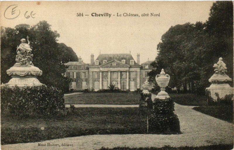 Carte postale ancienne Chevilly - Le Chateau - coté Nord à Chevilly