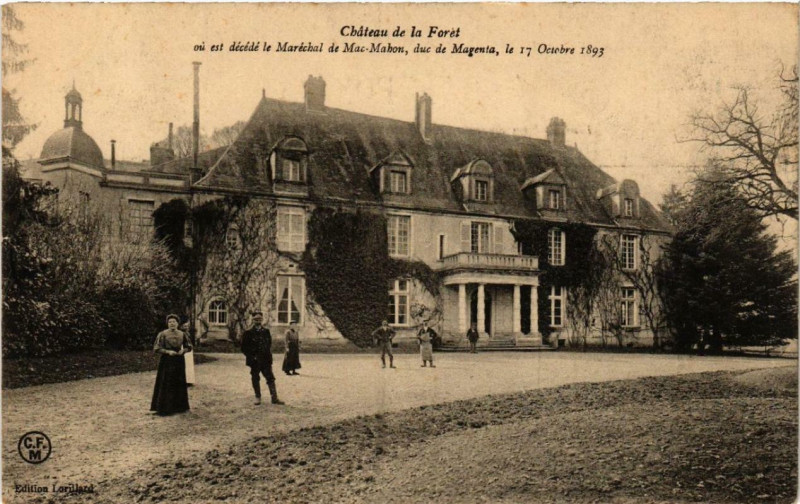 Carte postale ancienne Chateau de la Foret
