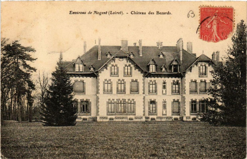 Carte postale ancienne Chateau des Bezards