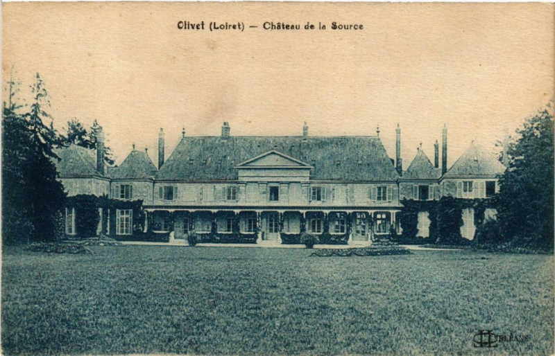 Carte postale ancienne Olivet Chateau de la Source à Olivet