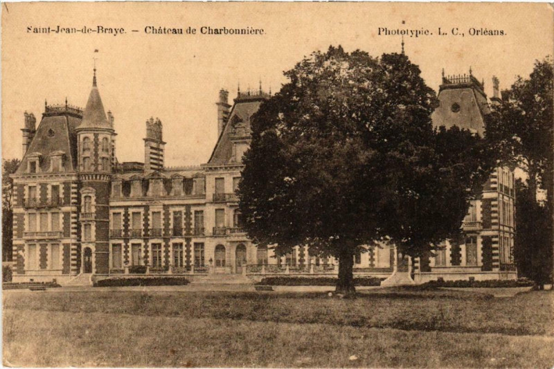 Carte postale ancienne Saint-Jean-de-Braye Chateau de Charbonniere à Saint-Jean-de-Braye