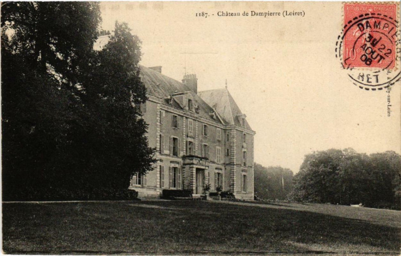 Carte postale ancienne Chateau de Dampierre