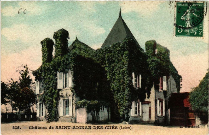Carte postale ancienne Chateau de Saint-Aignan-des-Gues