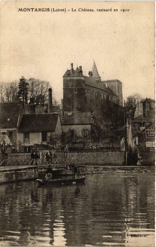 Carte postale ancienne Montargis Le Chateau à Montargis