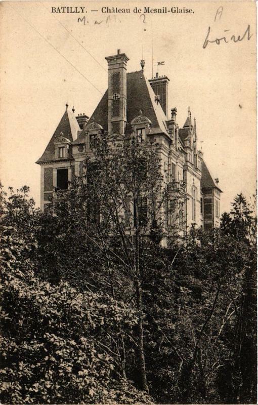Carte postale ancienne Batilly Chateau de Mesnil-Glaise