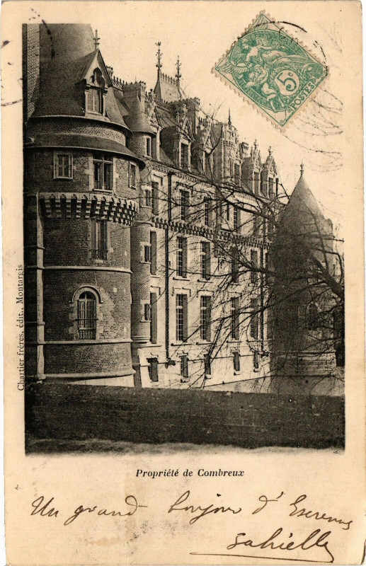 Carte postale ancienne Propiete de Combreaux