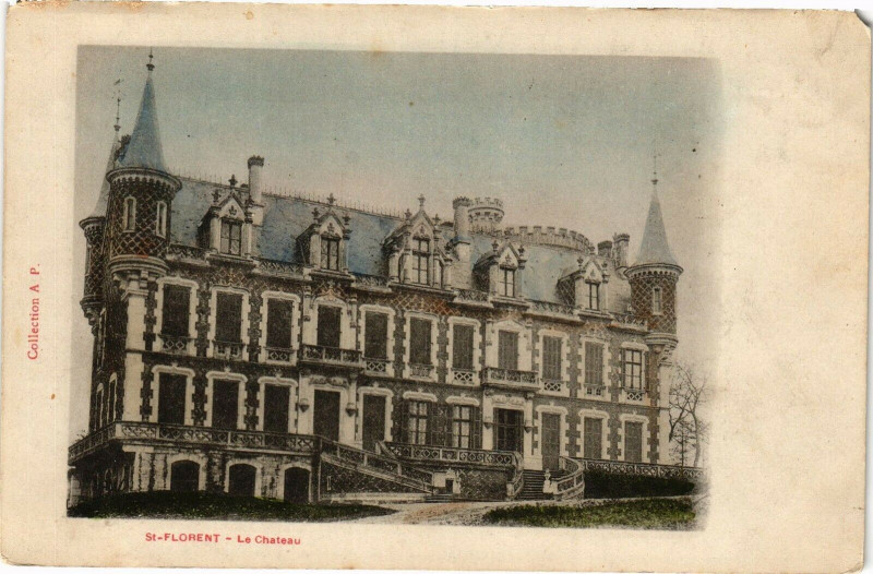 Carte postale ancienne Saint-Florent - Le Chateau à Saint-Florent